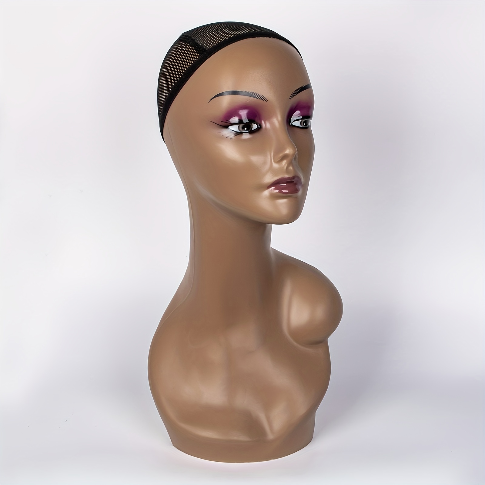 Foam Wig Head - Tall Female Foam Mannequin Model Head For Hats Wig