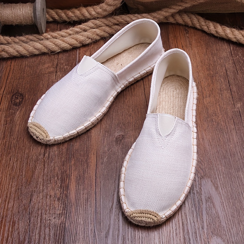 Men's Ripped Design Espadrilles Loafer Shoes, Casual Slip-on Shoes,  Comfortable Walking Shoes - Temu United Arab Emirates