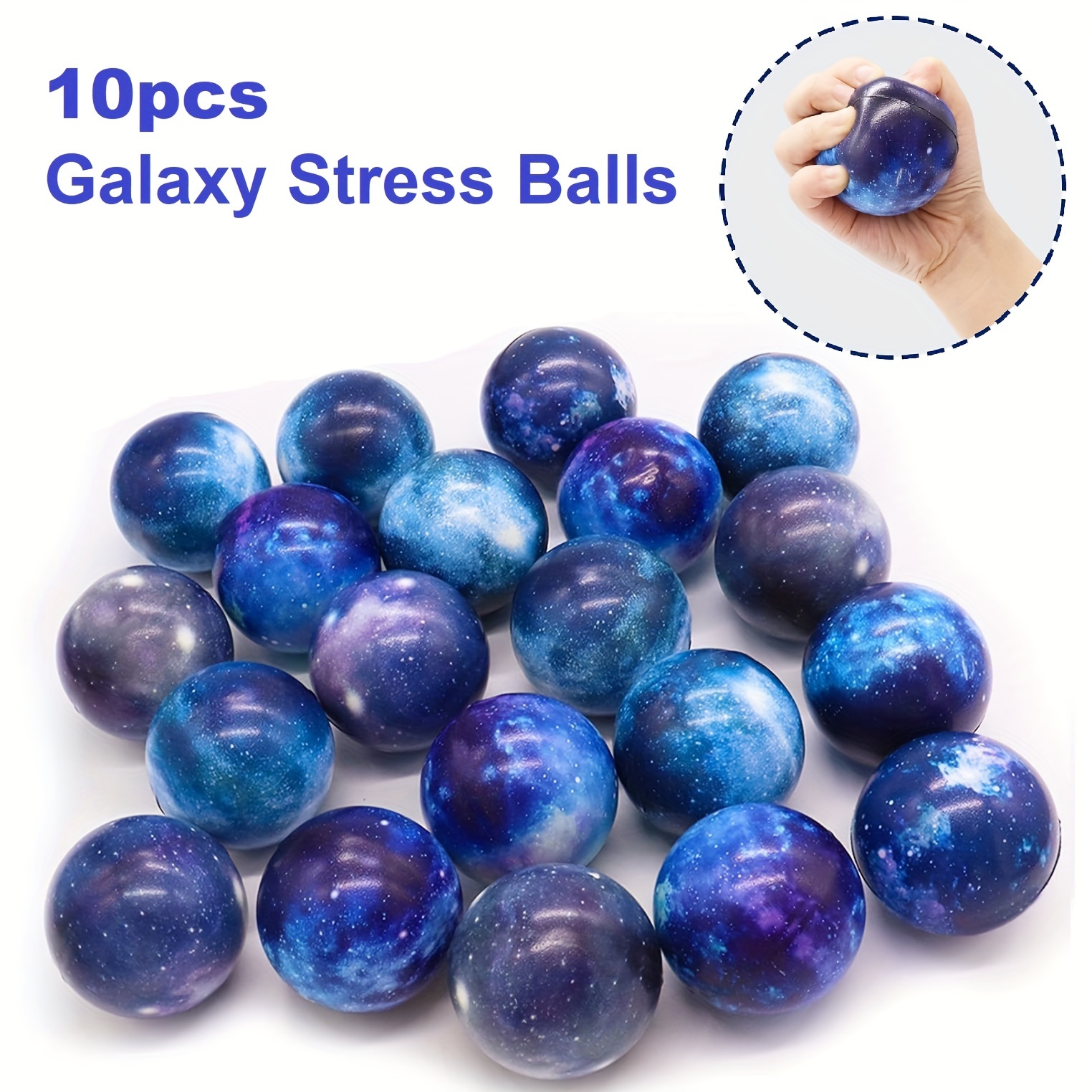 Lot De 20 Balles Anti-Stress - Pour Enfants Et Adultes - Cadeau D