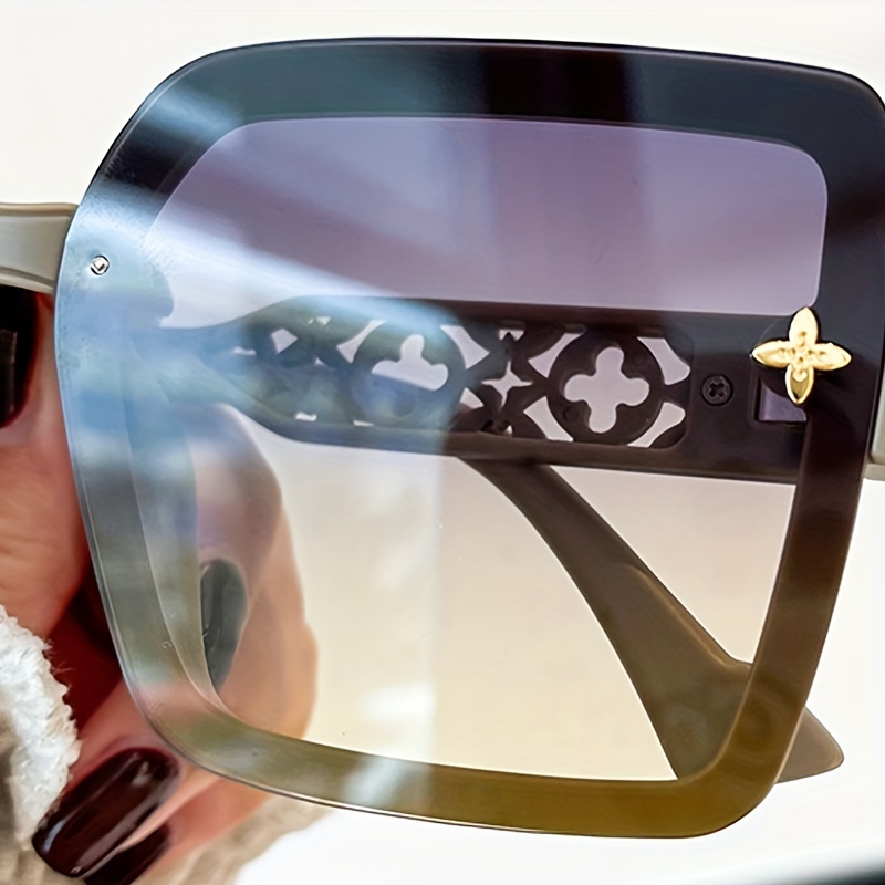 Large Square Sunglasses Gradient Glasses UV400