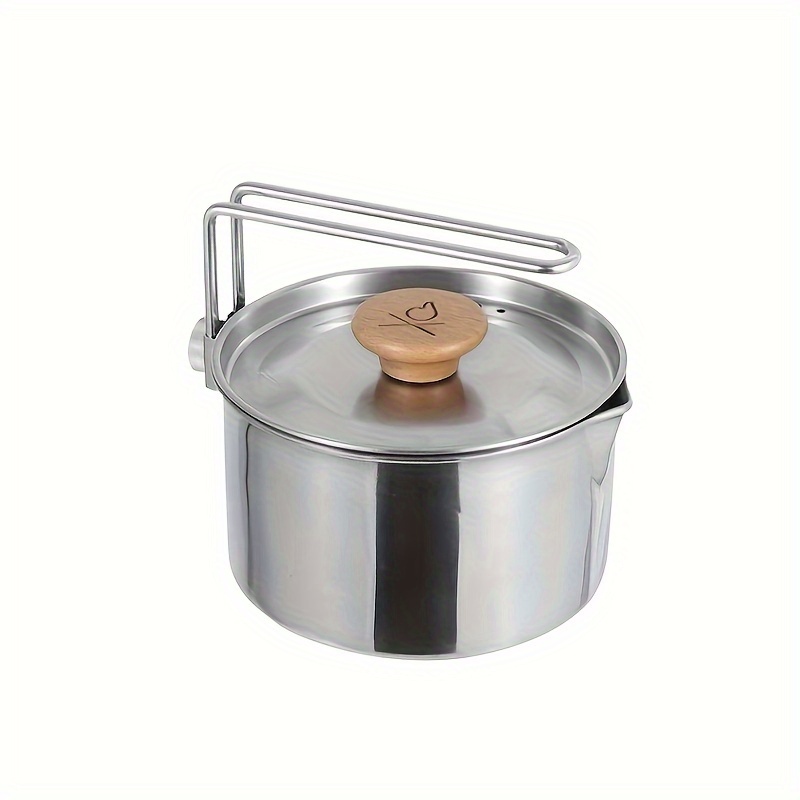 Stainless Steel Portable Pot - Temu