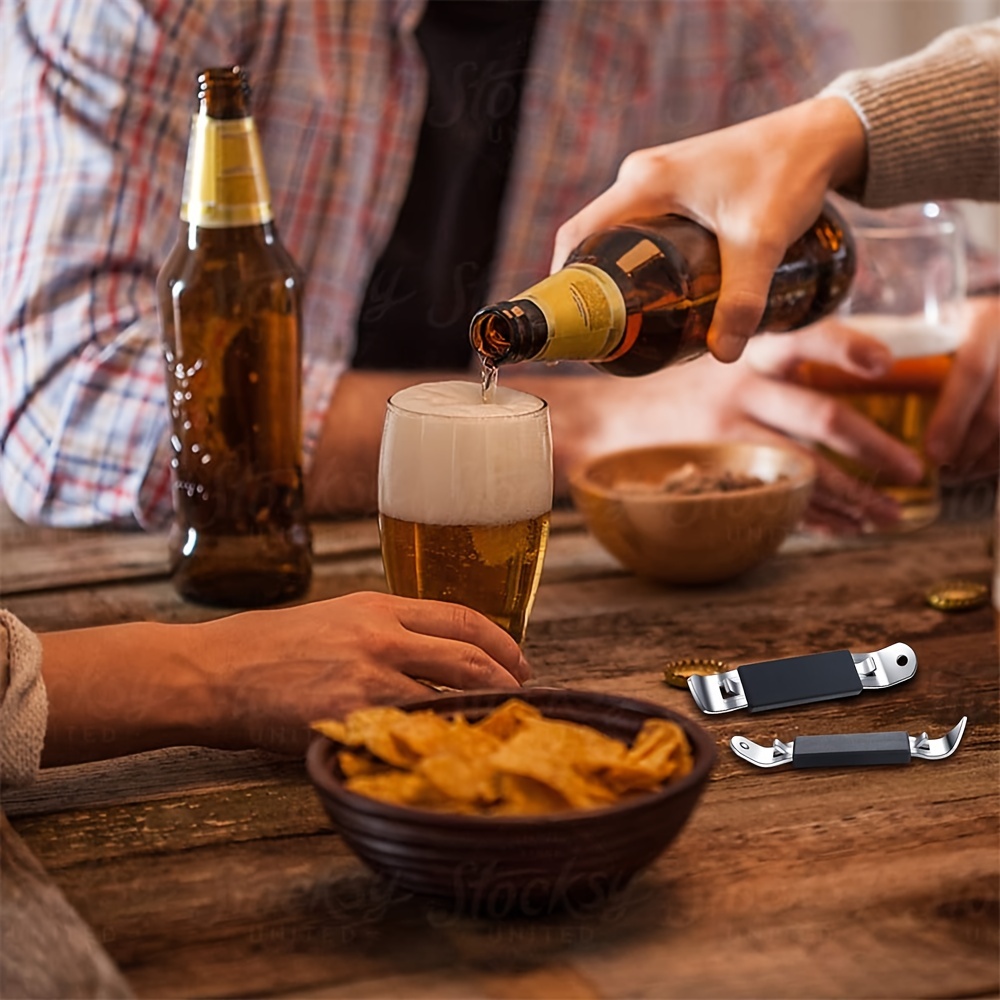 Multifunctional Bottle Opener With Screwdriver Cap Opener And Anti