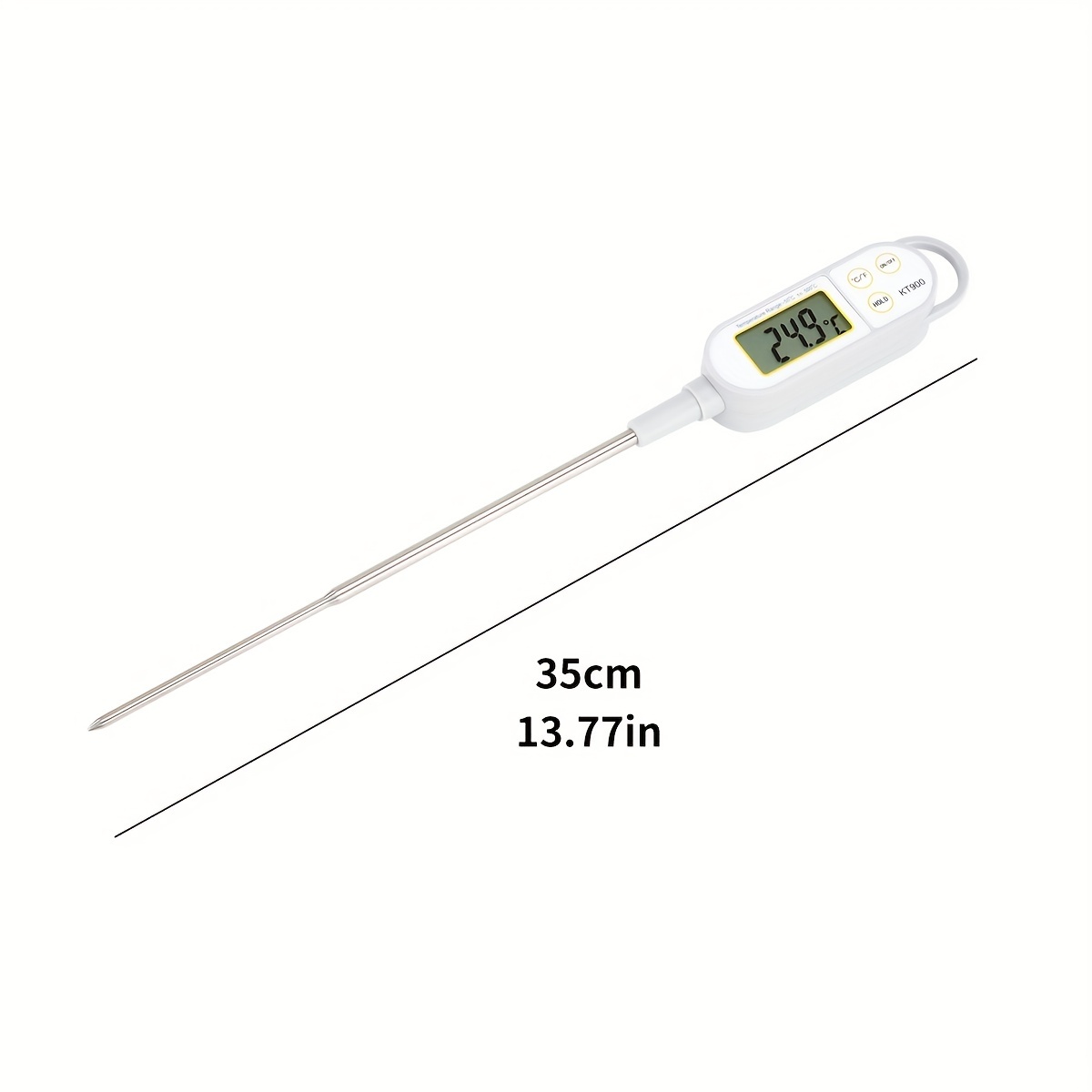 Digital Instant Read Meat Thermometer Kitchen Cooking Food Candy  Thermometer for Oil Deep Fry BBQ Grill Smoker Thermometer by AikTryee