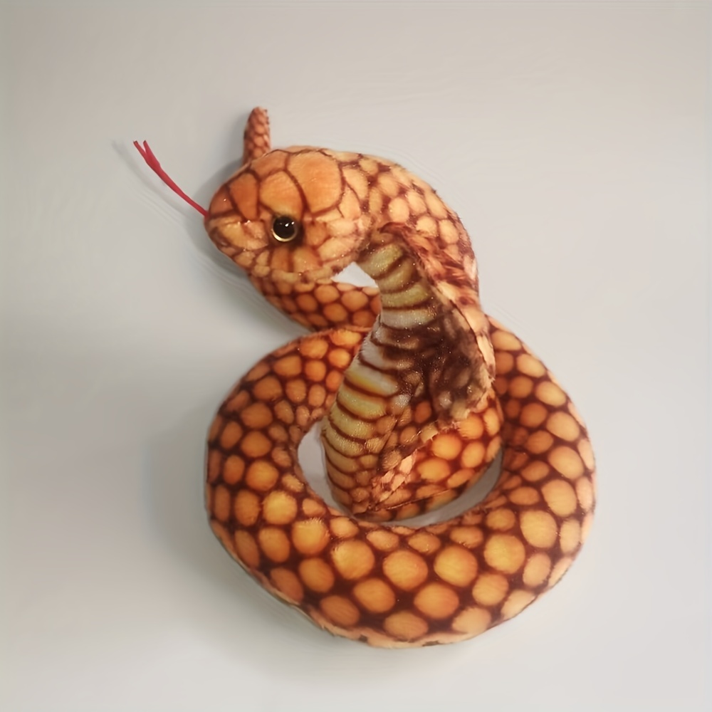 Animales de peluche de serpiente Cobras Peluche de serpiente Juguete de  simulación grande Serpiente de peluche Serpiente realista Animales de  peluche Juguetes Regalos Animales salvajes Decoraciones de fiesta