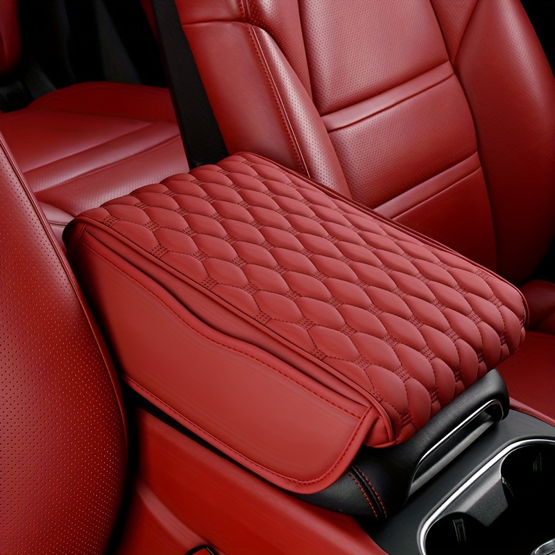 Auto Innenverkleidung Sitzkastenabdeckung für die meisten Fahrzeuge Nette  schwarze weiche feste Anti-Rutsch-Heißbohrer Armlehne Kissen Pad