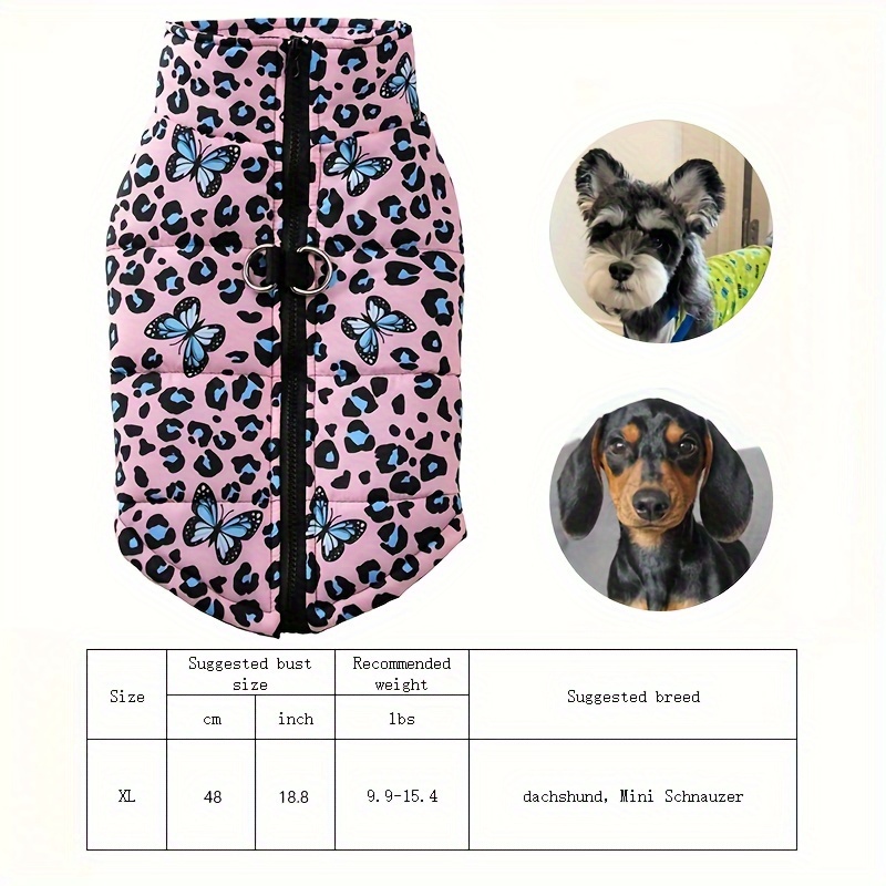 Leopard print hotsell dog coat