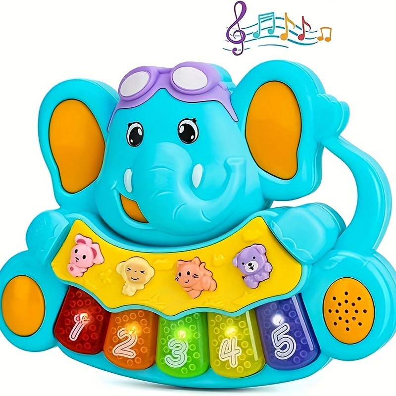 Baby Elephant Music Piano Slatki crtićBaby Elephant Music Piano Slatki crtić  