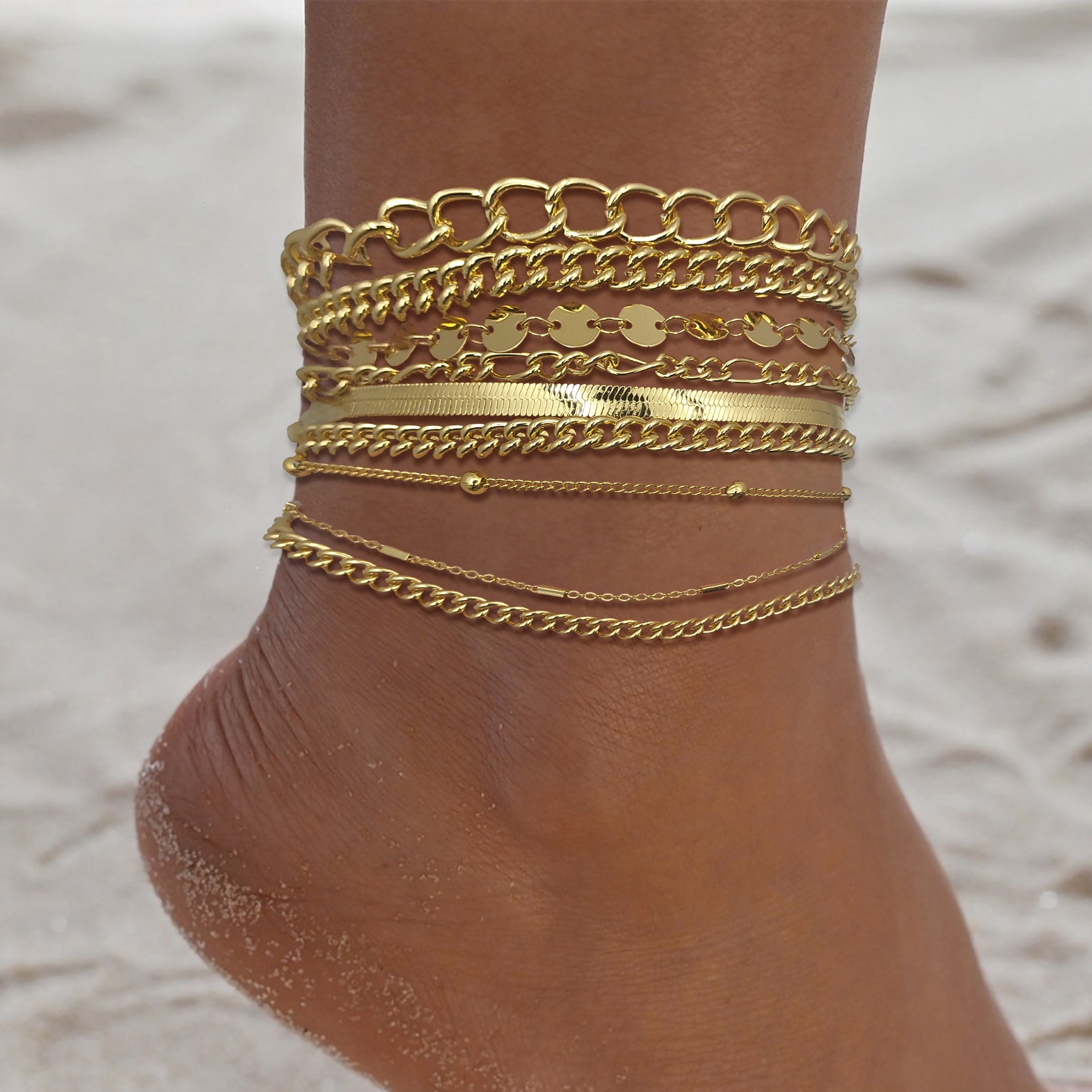 Metal Anklet Bracelet, Ankle Bracelet Women
