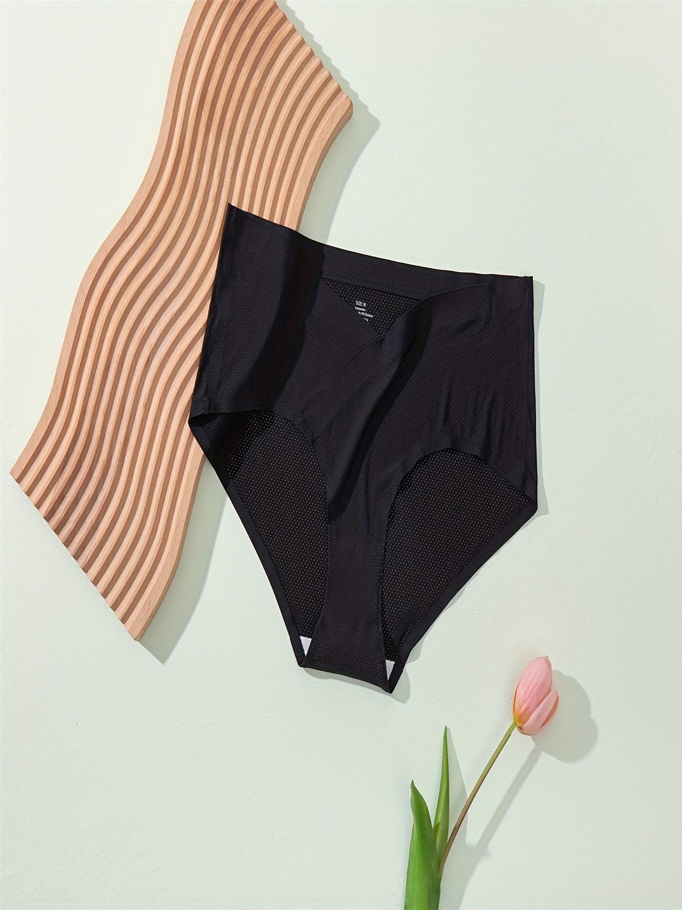 Breathable Ice Silk Seamless Maternity Underwear Low Waist V - Temu Canada