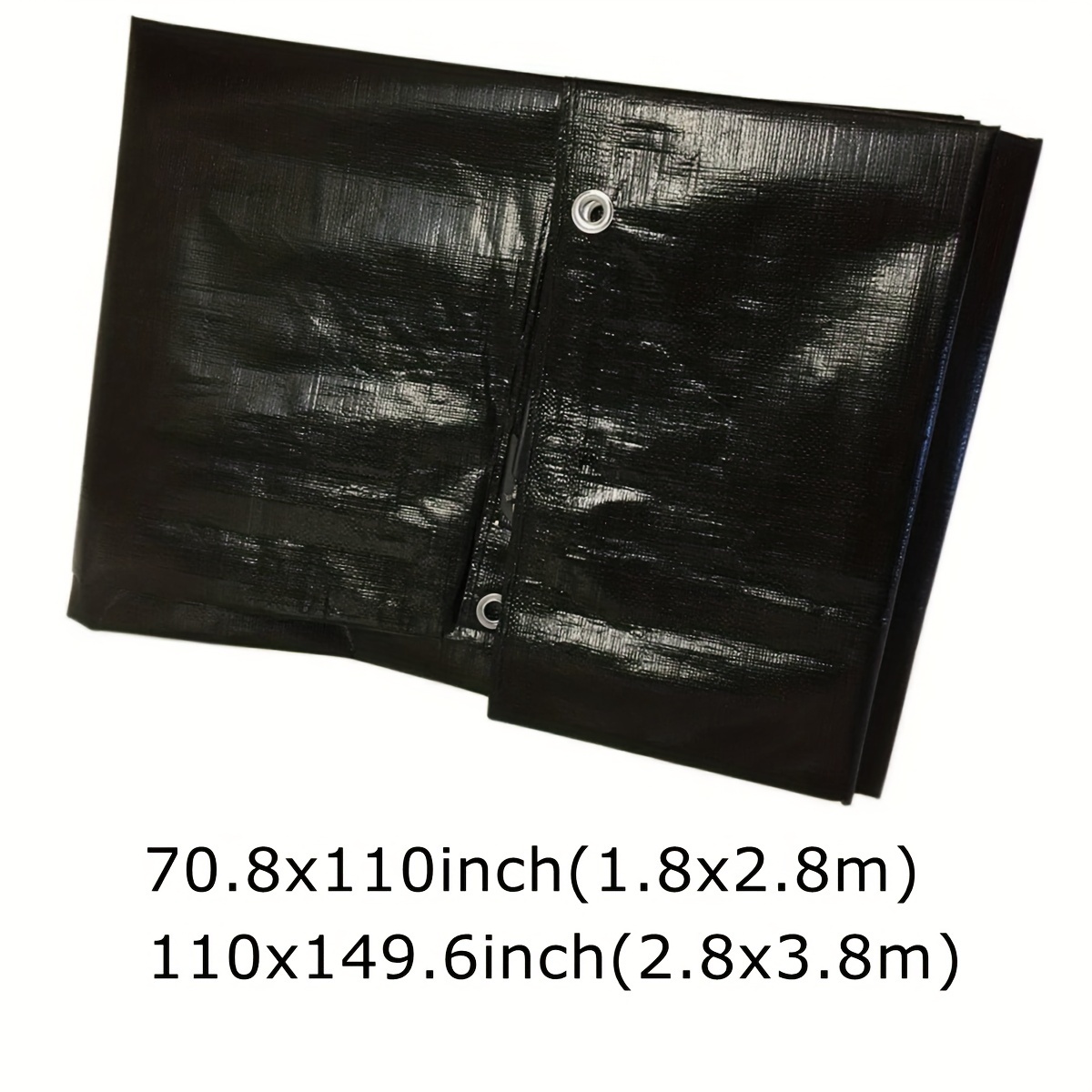 1pc waterproof poly tarp cover multipurpose tarpaulin with reinforced edges and grommets for patio roof camping rv boat pool
