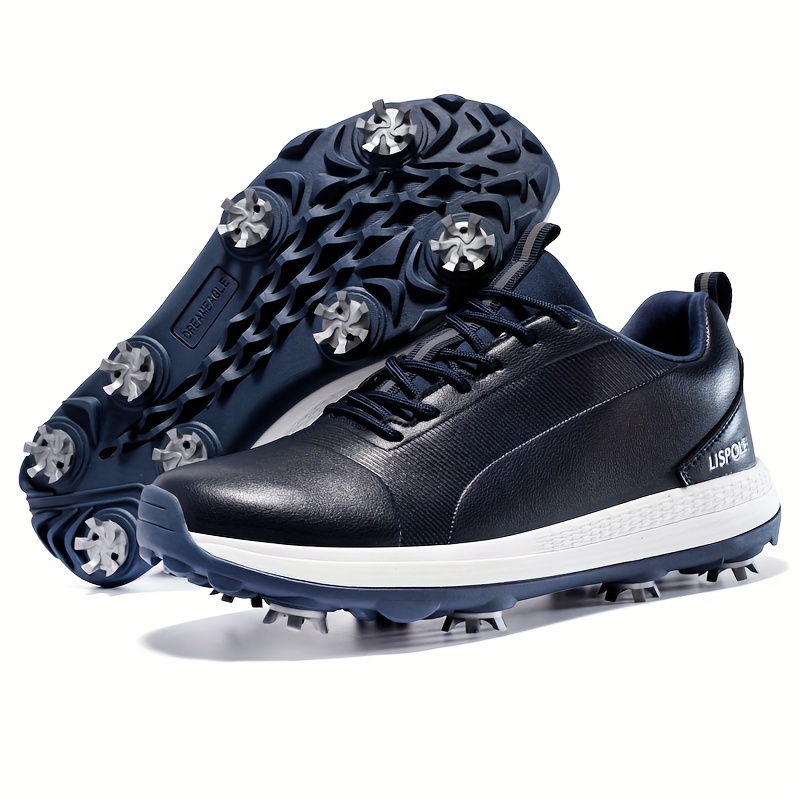 Men's Trendy Professional Golf Shoes Comfy Non Slip - Temu
