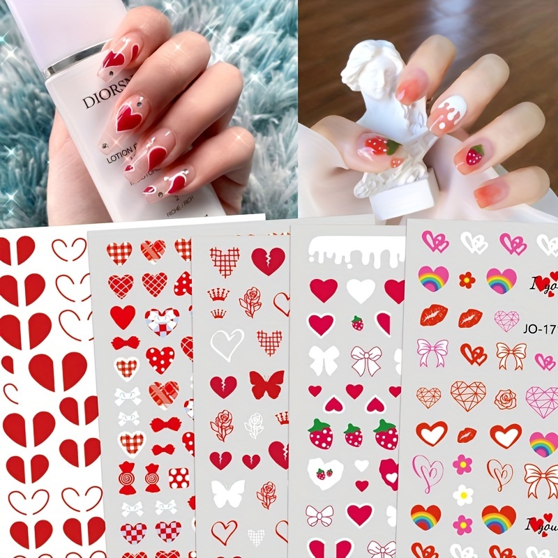 Strawberry Stickers – Nails Blinged Supply