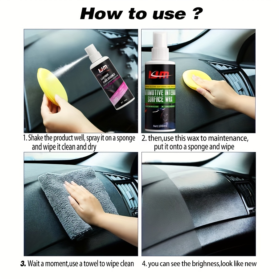 Car Leather Repair Liquid Car Seat Maintenance Leather Care - Temu