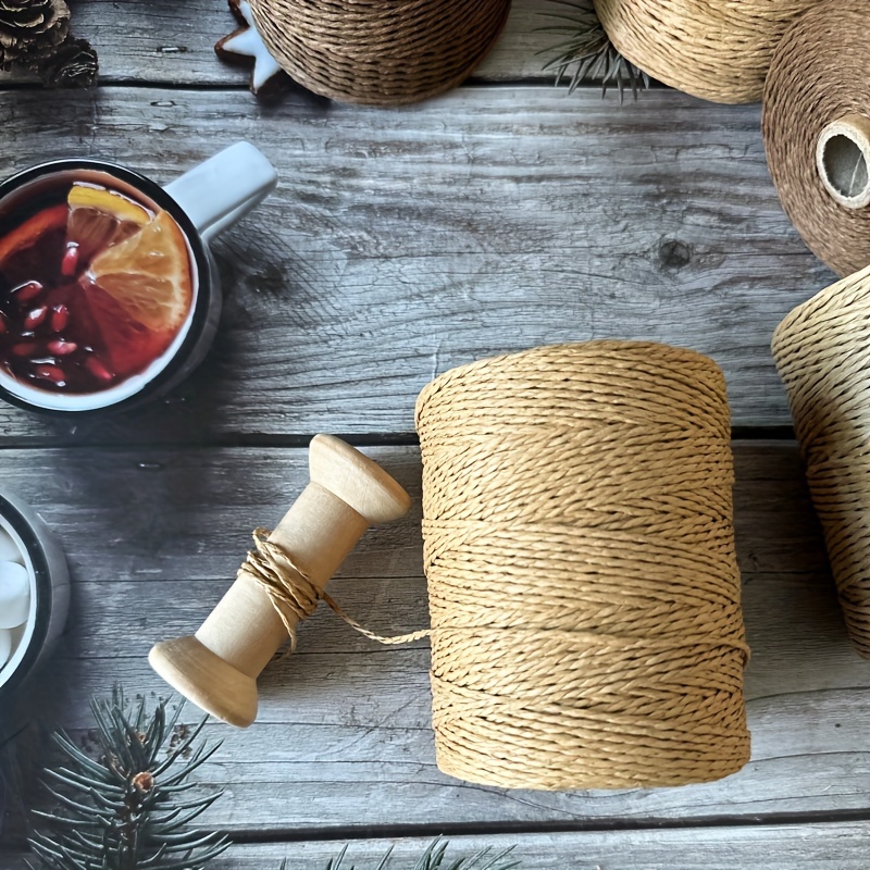 Acquista Filato di paglia di rafia naturale per l'estate lavorato a mano  all'uncinetto cappello borsa cuscino cestini materiale per maglieria fili  colorati