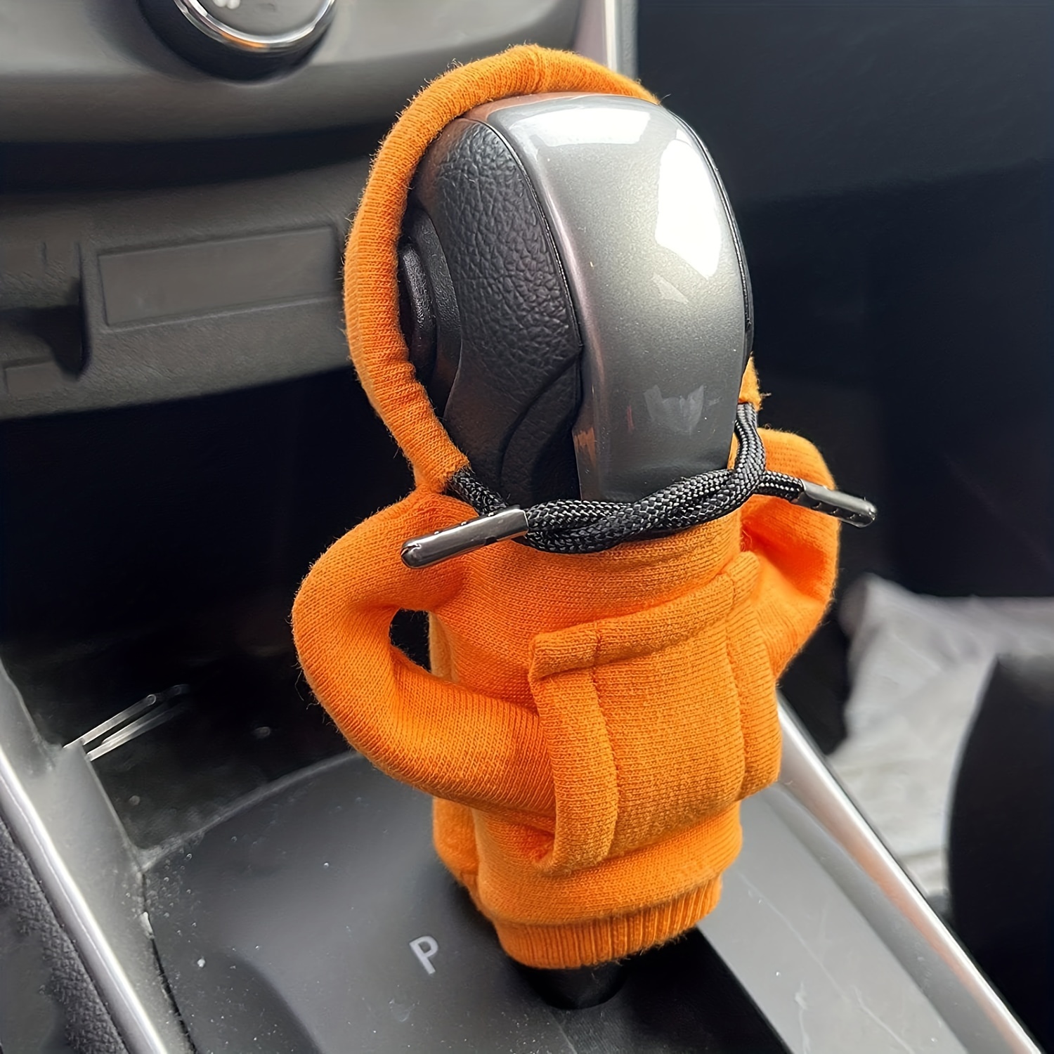 Fashion Hoodie Car Shift Knob Cover Manual Handle Gear Lever - Temu