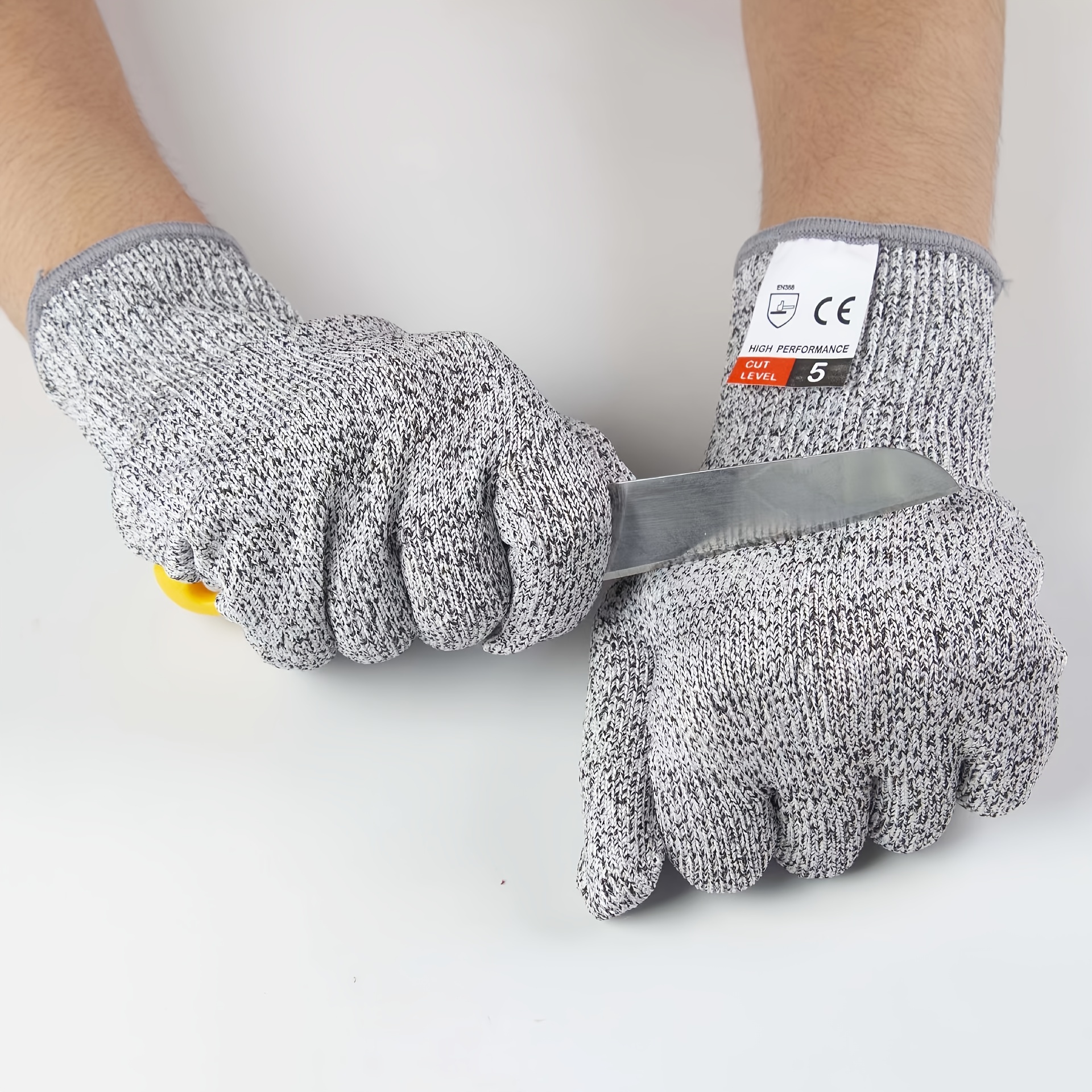Cut Resistant Gloves Food Grade Level 5 Protection, Safety Kitchen Cuts  Gloves for Oyster Shucking, Fish Fillet Processing, Mandolin Slicing, Meat