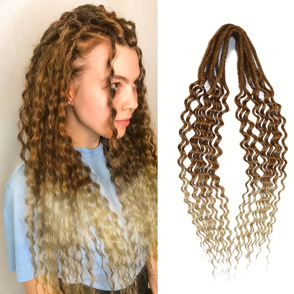 10 Strands Dreadlock Handmade Crochet Hair Extensions Double - Temu