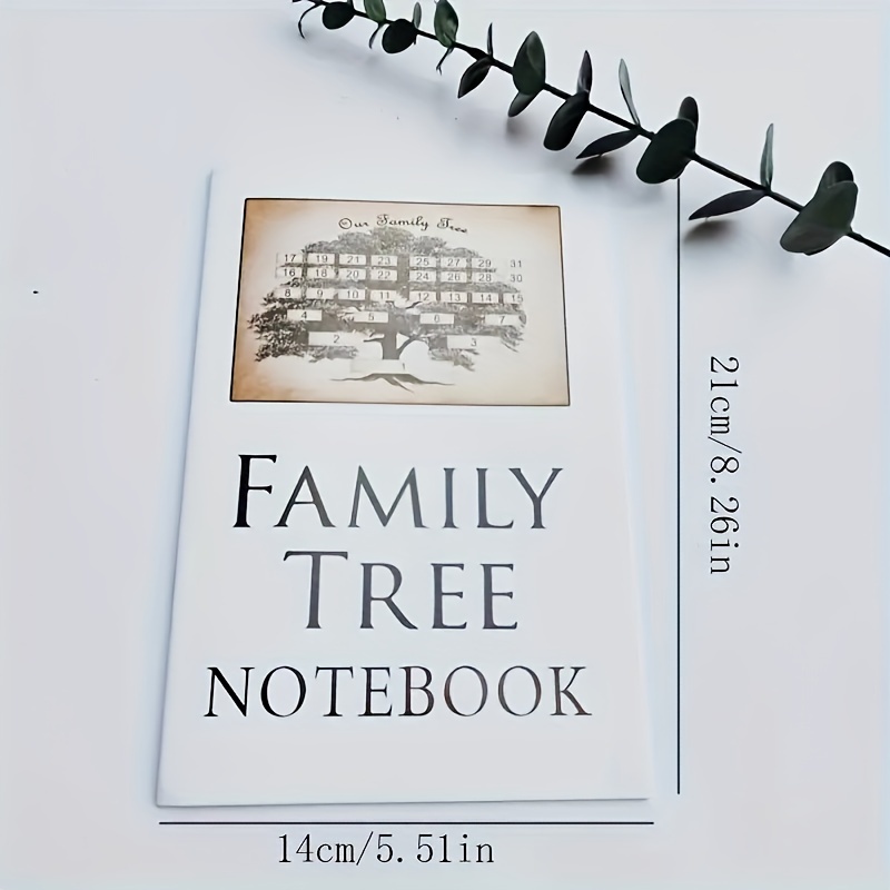 Family Tree Notbook Record Your Family's History Fill In - Temu