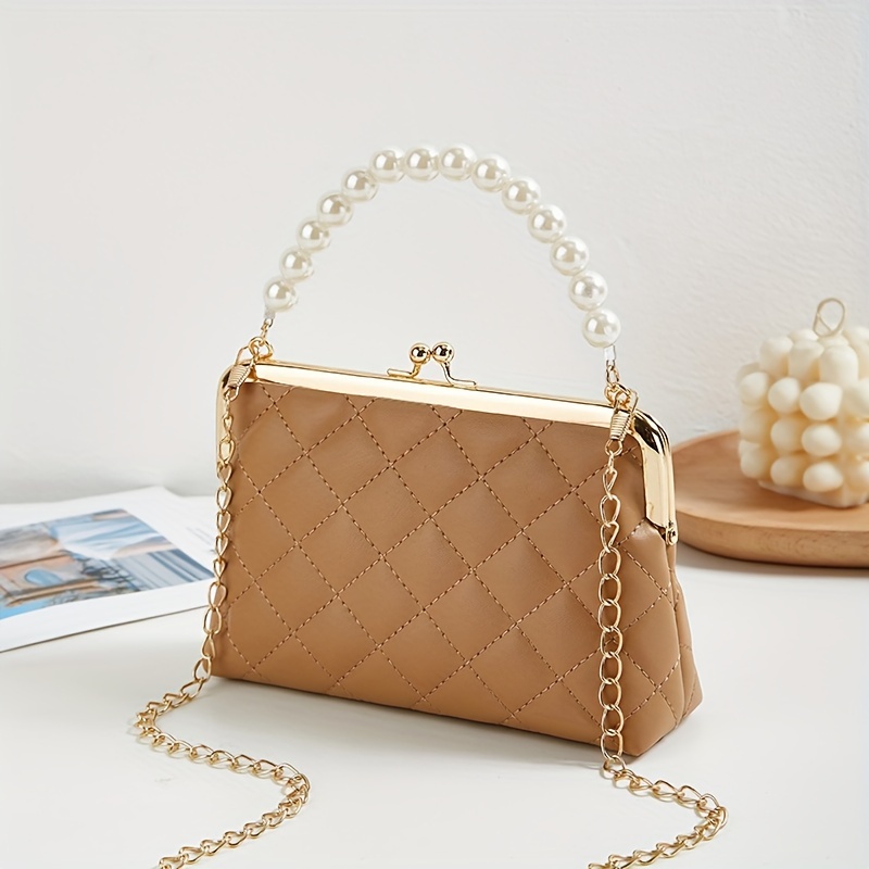 New 1pc Women's Shoulder Bags Thick Chain Quilted Shoulder Purses And  Handbag Women Clutch Bags Ladies Hand Bag