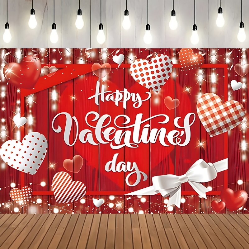 Valentines Red Silk backdrop 