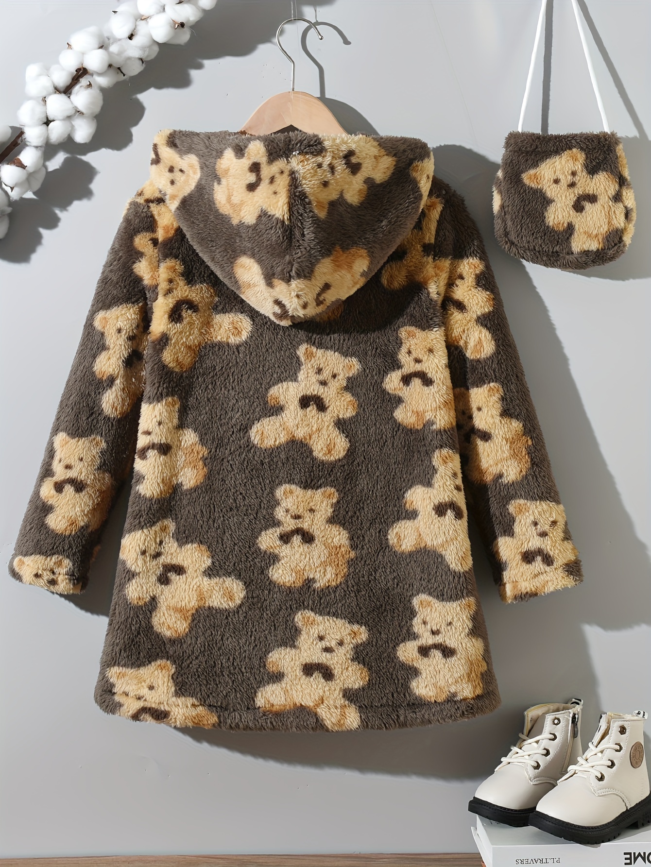 Womens Teddy Warm Fleece Hoodie Cute Bear Ears Fuzzy Fleece Sweatshirt Teen  Girl's Winter Sherpa Pullover Jumper Coat, Brown, Small : :  Clothing, Shoes & Accessories