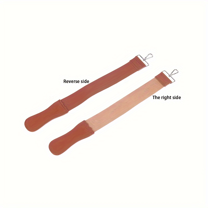 Leather Strop for Straight Razor Sharpening and Smooth - Professional Straight Razor Knife Cowhide Dual Strop Professional Quality Sharpening