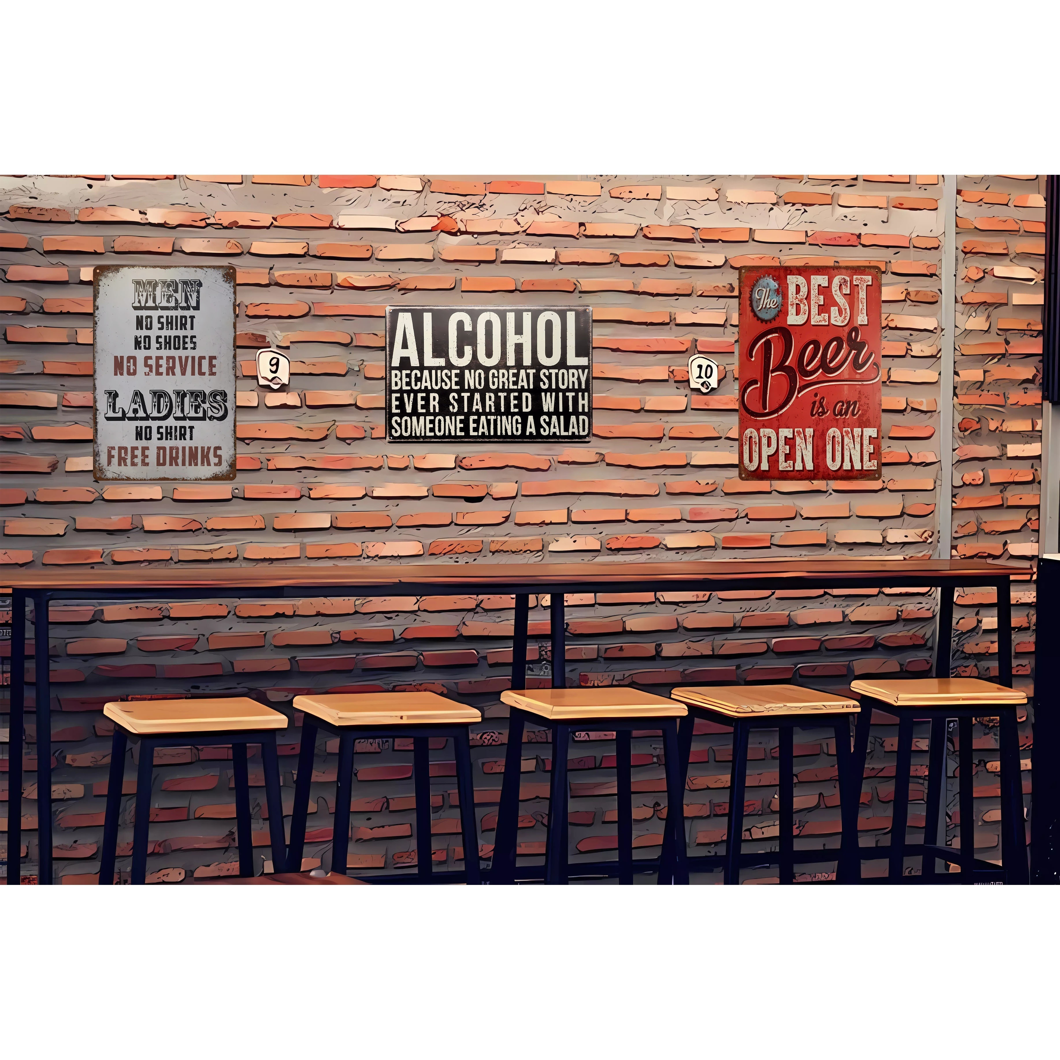 Targa Vintage Metallo - Drink Good Beer with Good Friends - 20x30cm - Idea  Regalo Originale o Come Accessorio da Bar, Poster Metallo Vintage per la  Decorazione, Insegna Birra : : Casa e cucina