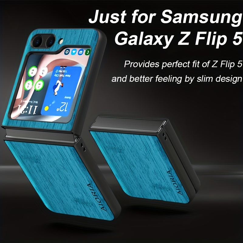 Samsung Galaxy Z Flip5 wood cover