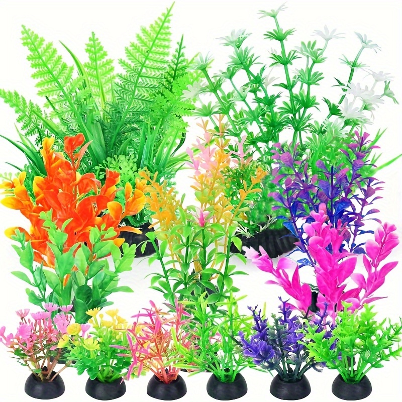 Aquarium Plants Fish Tank Decoration Colorful Artificial Fish Tank  Decorations For Household And Office Aquarium Simulation Small To Large And  Tall - Pet Supplies - Temu United Kingdom