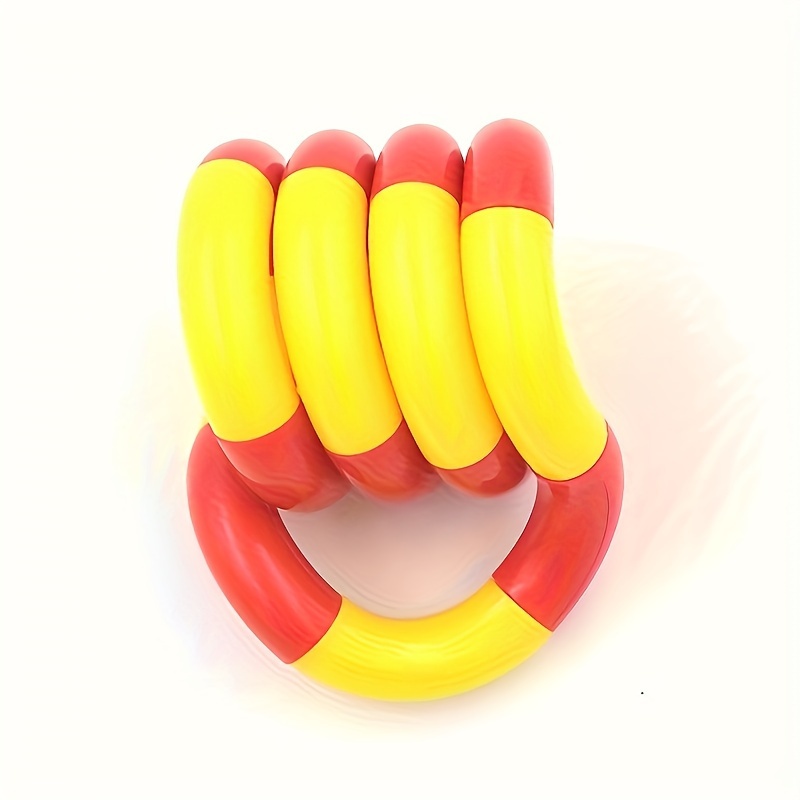 5pcs Variety Twisting Rope Ring Winding Finger Music Decompression Toy