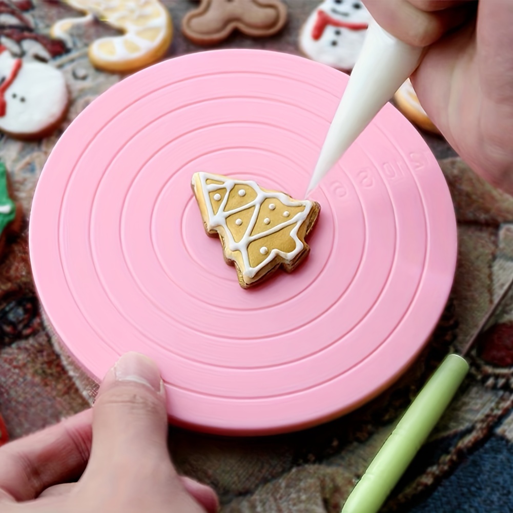 DIY Turntable at home for cake decoration without spinner. Easy Cheap  Rotating Icing Stand Craft 