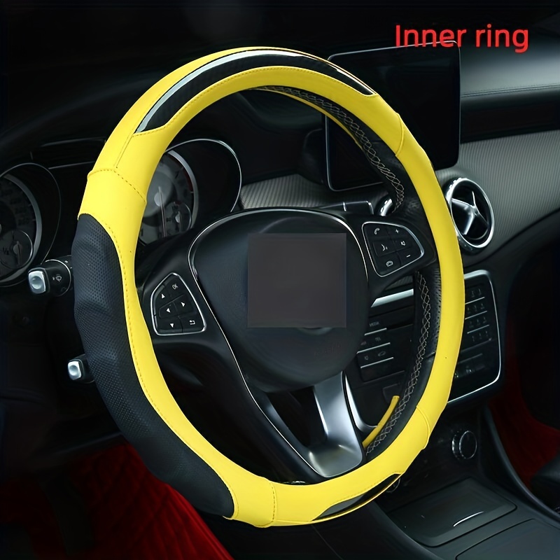Für Renault Clio 2 3 4 5 Auto Lenkrad Abdeckung Mikrofaser Leder + Carbon  Fiber Auto Zubehör - AliExpress