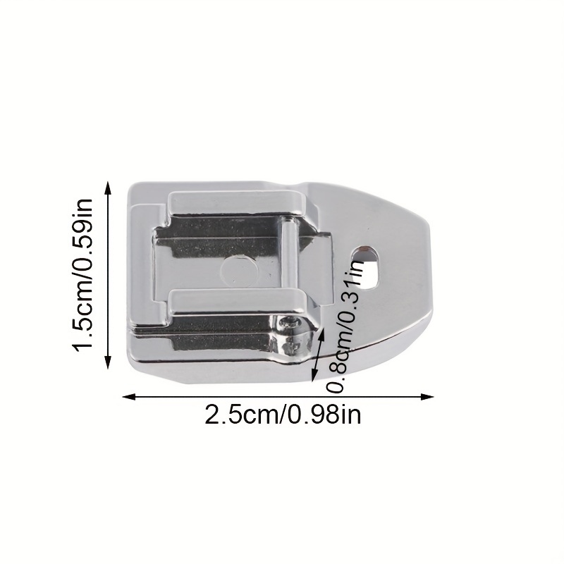 Invisible Zipper Foot Feet Domestic Machine Parts Presser Foot 7306A for  singer brother janome Babylock Sewing Accessories