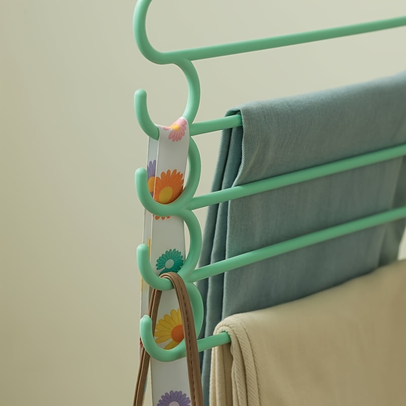 5-Layer Closet Storage Organizer for Pants, Towels, Scarves - Clothes Hangers