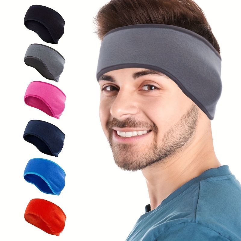 1pc Ear Warmer Headband, Winter Headbands Fleece Headband Warm Headband For  Outdoor Running Cycling