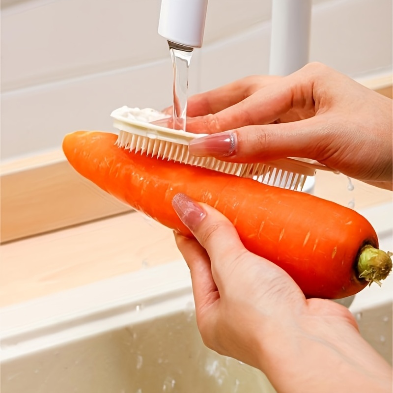 1pc Vegetable Brush Multifunction Fruit Vegetable Brush - Temu