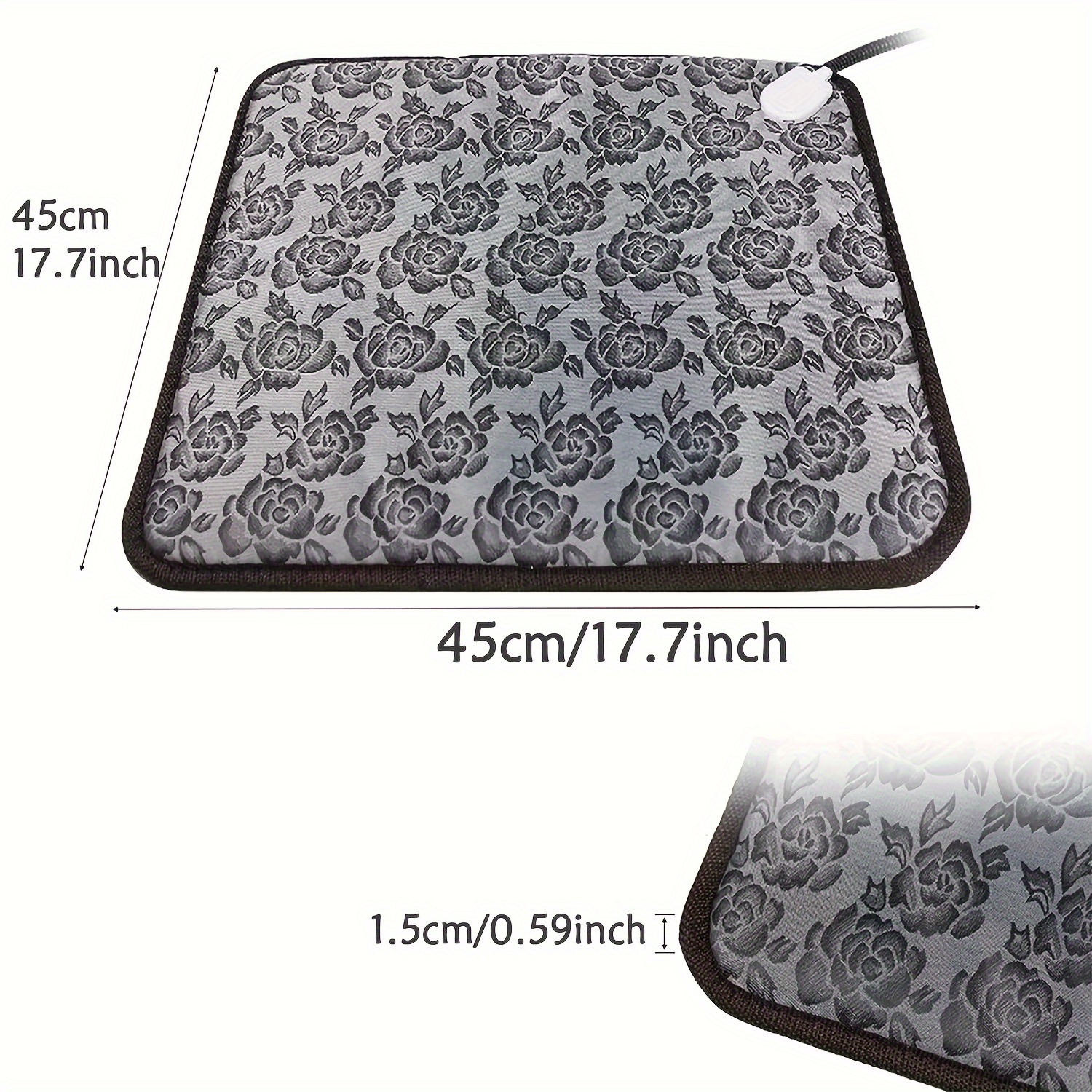 Pet Indoor Heating Pad, With Timer And Chew Resistant Cord