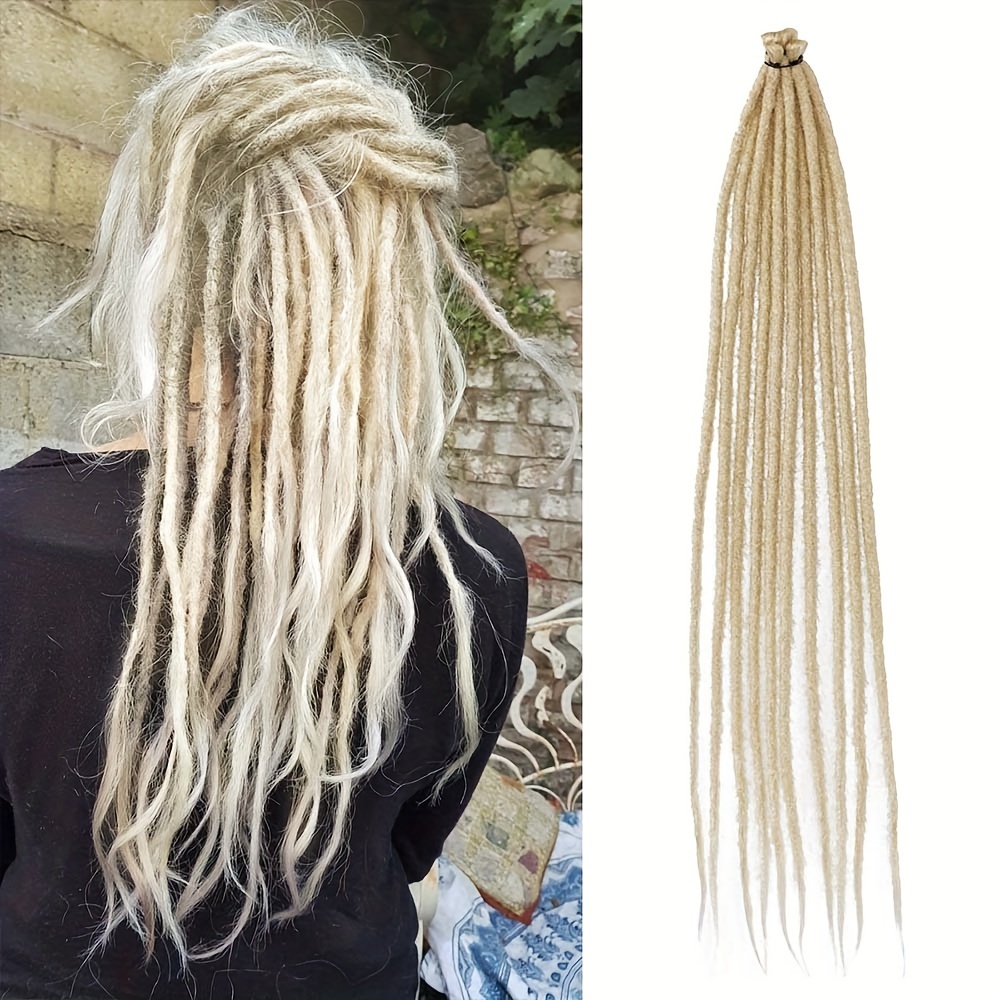 Synthetic Dreadlock Extensions 10 Strands Soft Ombre Temu