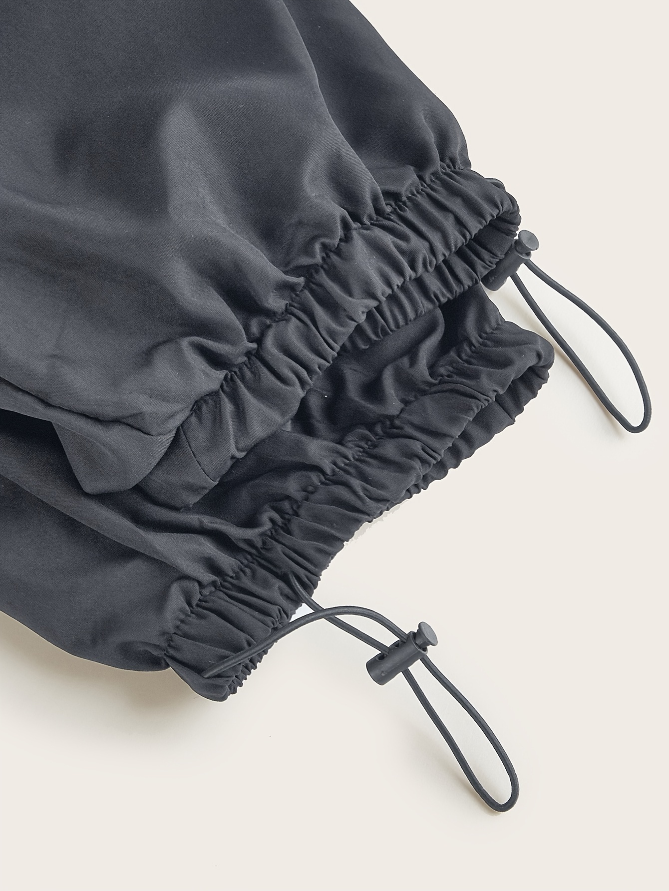 Trendy Baggy Cargo Pants Men's Black Multi Flap Pocket - Temu Canada