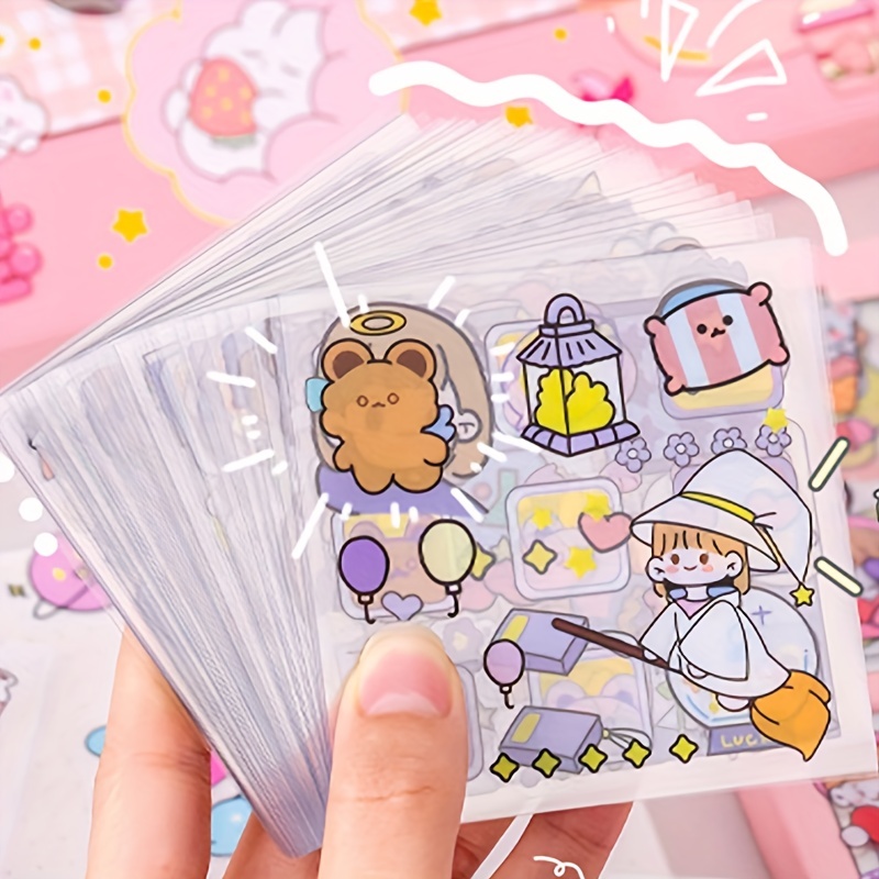 Sheet of Mini Stickers Cute Set Tiny Stickers Nails Mobile Phone