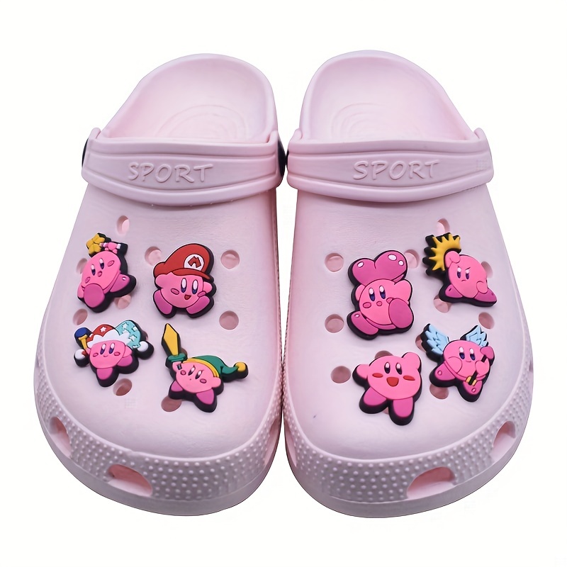 Kuromi Shoe Decoration Charms Pvc Cute Clog Pins Shoe - Temu