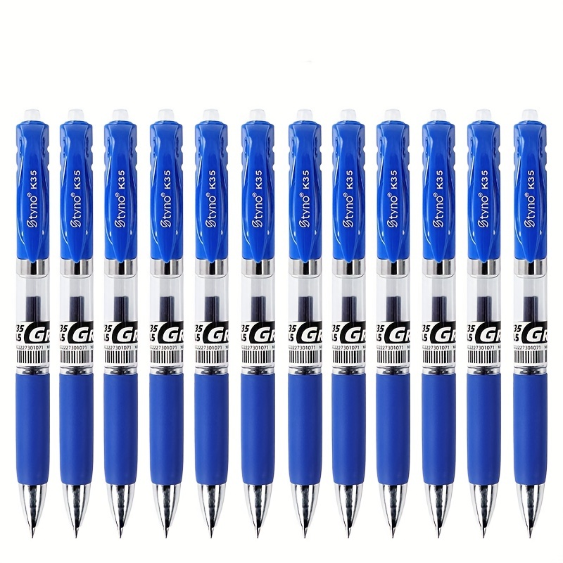 12pcs Stylos À Bille Roulante Neutres Et Colorés À Séchage Rapide - Stylos  À Encre Liquide À Aiguille De 0,5 Mm - Parfaits Pour Les Étudiants ! - Temu  Canada