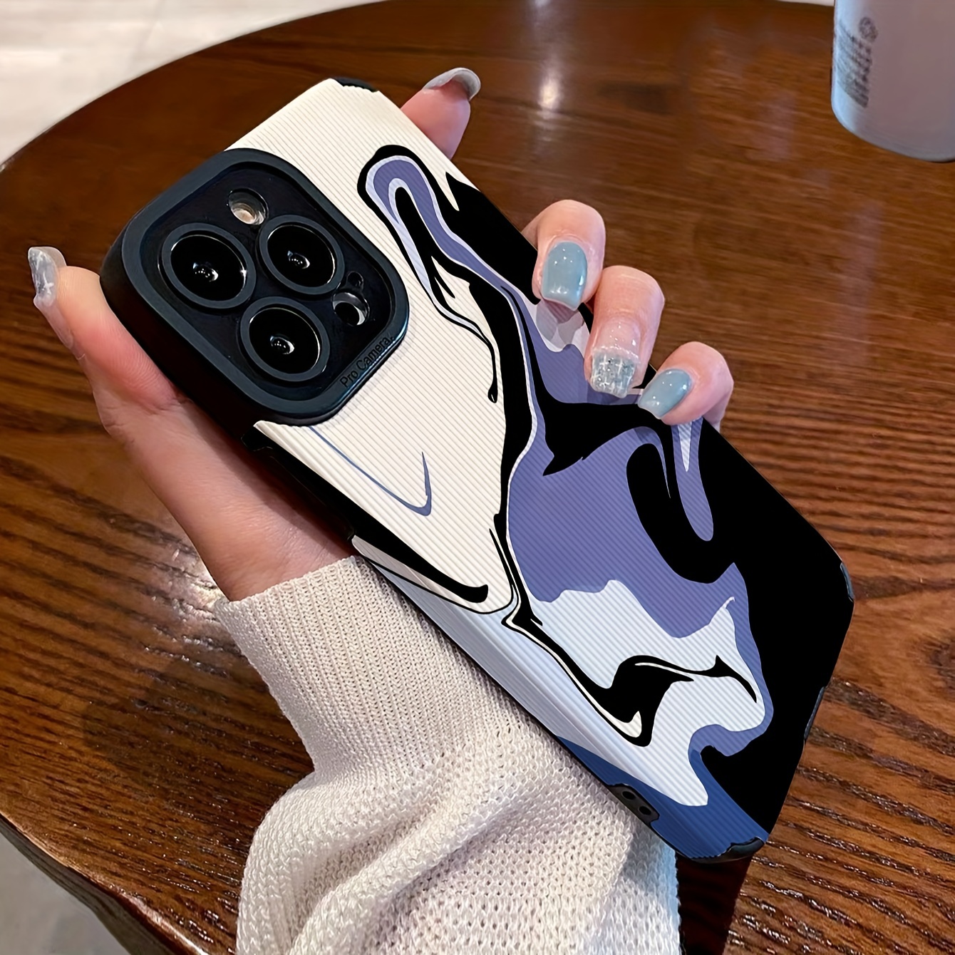 TEMU Phone Case: Irregular Line Case For Iphone 14/14plus/14pro/14pro/14pro/14promax, Iphone 13/13pro/13promax, Iphone 12/12pro/12promax, Iphone