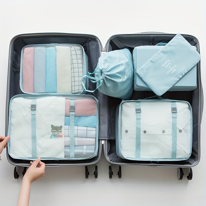 Six Piece Shoe Clothes Luggage Organizer Bags Travel Storage Bag Set Travel  Luggage Sorting Bag Clothing Sorting Bag Storage Bag