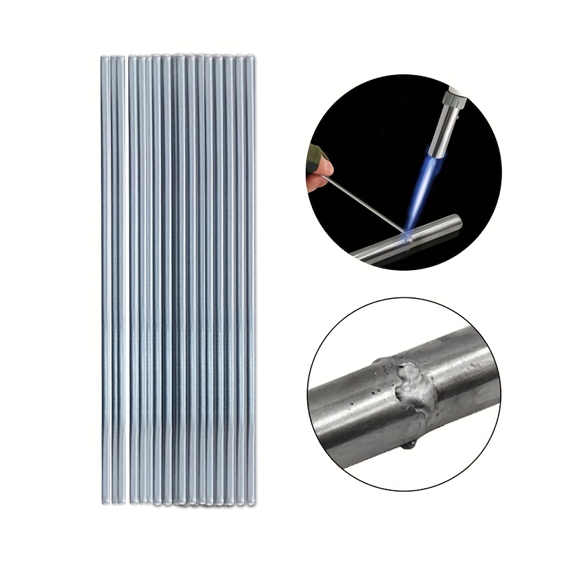 50pcs Aluminum Welding Rods 13 Inch Welding Electrode Household Low  Temperature Aluminum Wire Brazing Rods Universal Aluminum Repair Rods For  Electric