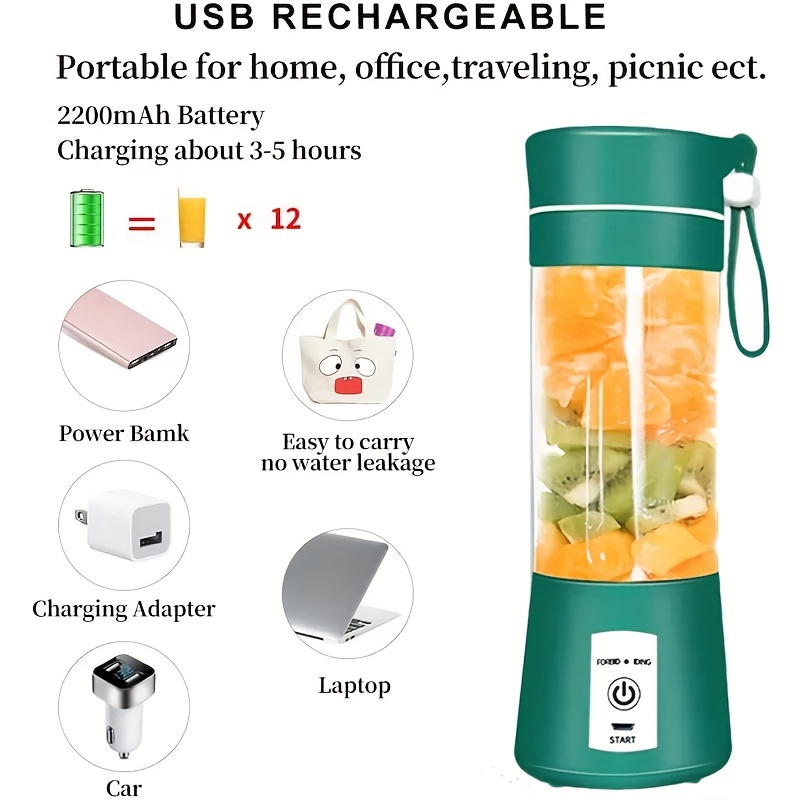 300ml Frullatore Elettrico Portatile: Ricarica Usb Piccolo - Temu