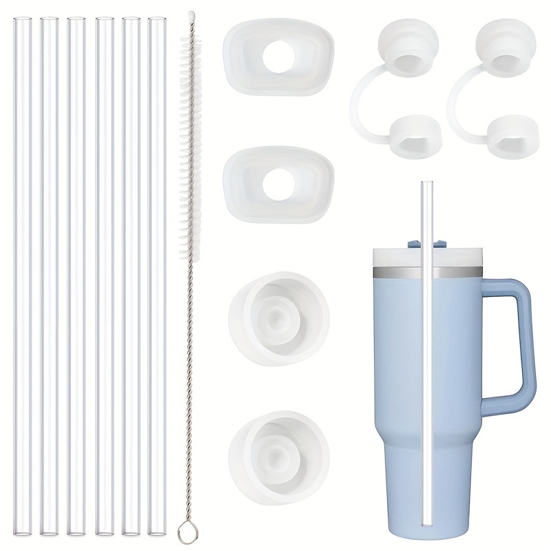 Reusable Silicone Straw Cover For Stanley Water Bottles - Protects Your  Straw From Dirt And Damage - Temu