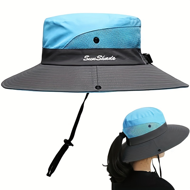 Breathable Sun Protection Fishing Bucket Hat Adjustable - Temu Canada