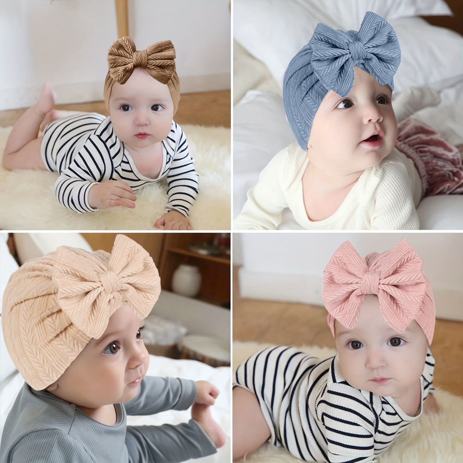 Hairband Bowknot Girls Headband 1PC Stretch Toddler Headwear Baby