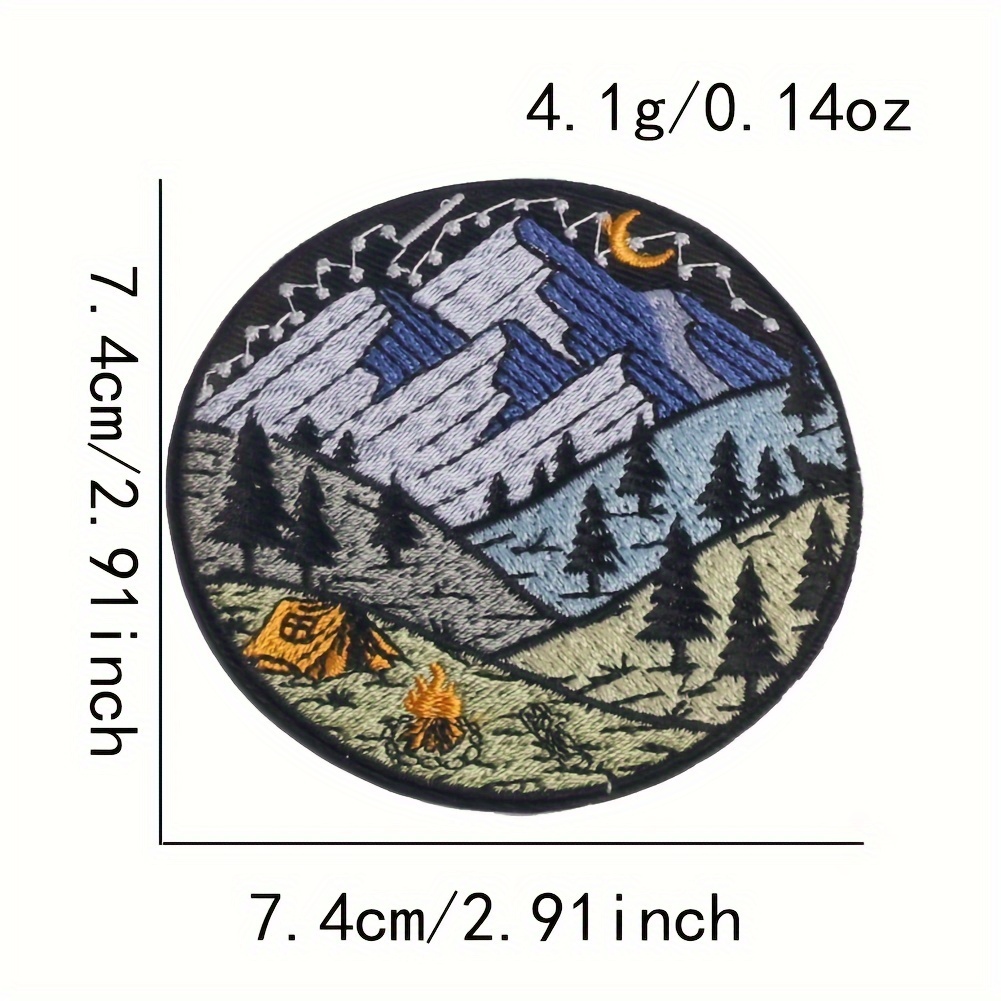 Embroidery Fabric Patch Large Back Patch Embroidery Sticker - Temu
